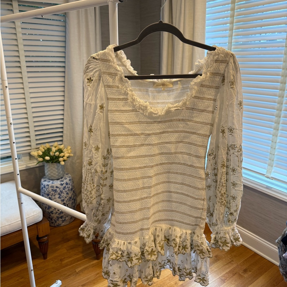 LoveShackFancy Smocked Dress